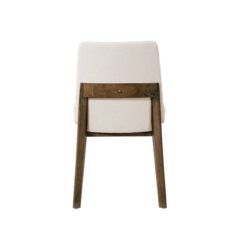 Christopher Knight Home - Modern 7-Piece Dining Set with Rectangular V-Base Dining Table & Upholstered Parsons Dining Chairs