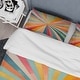 preview thumbnail 4 of 5, Designart "Colorful Mid Century Optical Serenade I" Multi-Color Mid-Century - Bed Cover Set With Shams