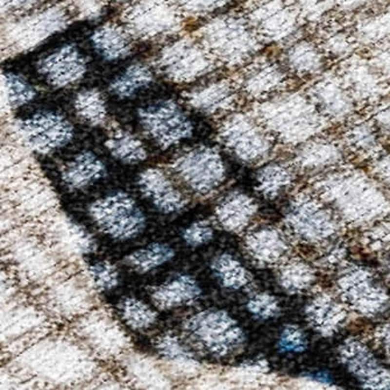 HomeRoots Abstract Transitional Rectangle Outdoor Rug