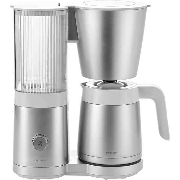 slide 2 of 17, ZWILLING Enfinigy Drip Coffee Maker with Thermo Carafe 10 Cup, Awarded the SCA Golden Cup Standard - 2.5-qt Silver