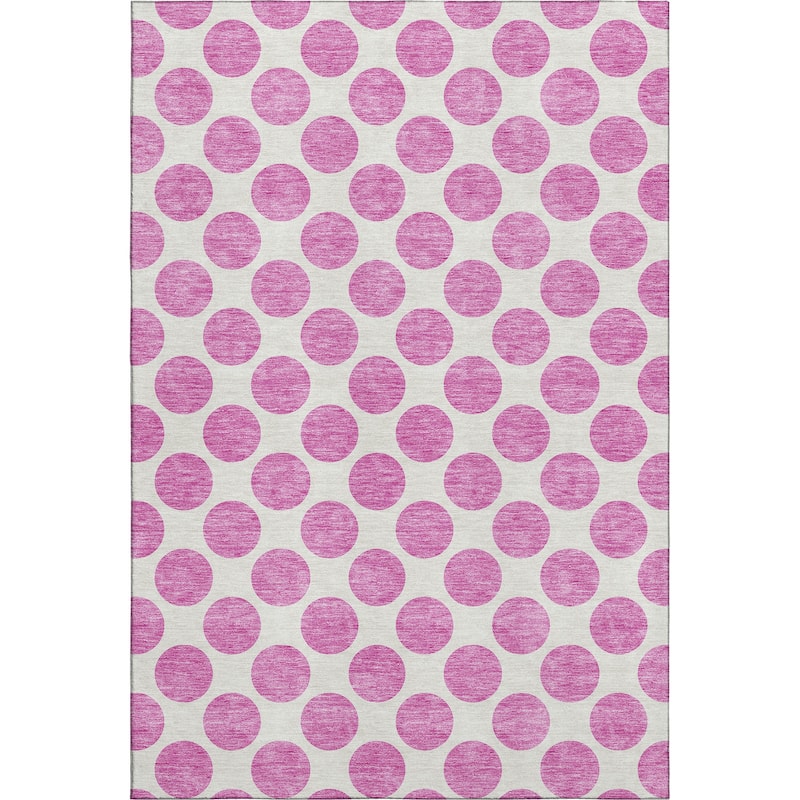 Premium Washable Super Soft Geo Dots Mayfield Rug