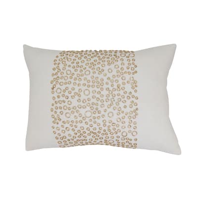 Beaded Band Throw Pillow