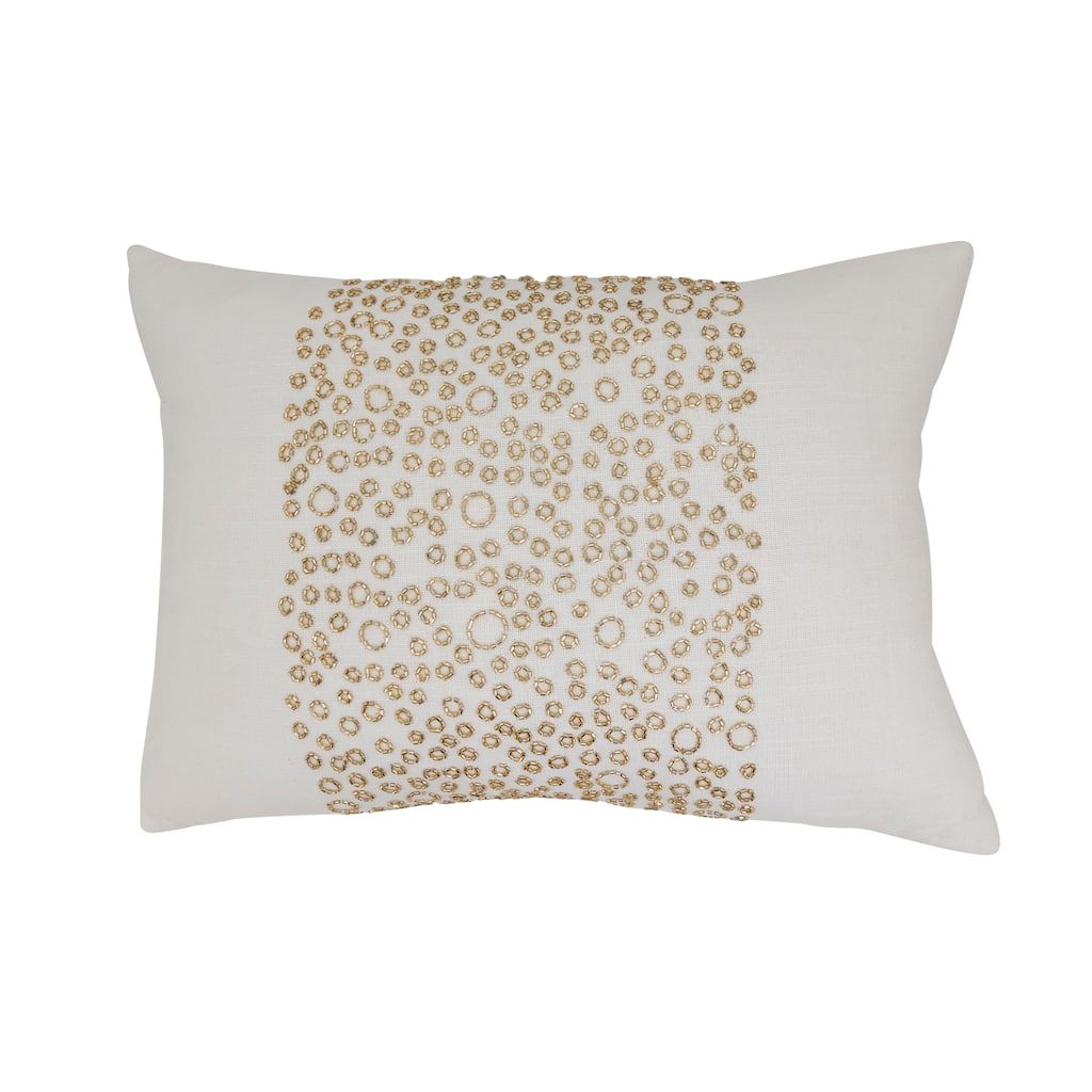 Beaded Band Throw Pillow