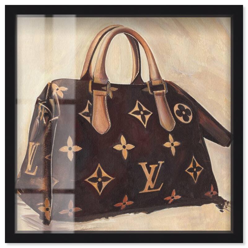 Doll Memories Majestic Monogram Shadowbox by Art Remedy - Black - 24" x 24"