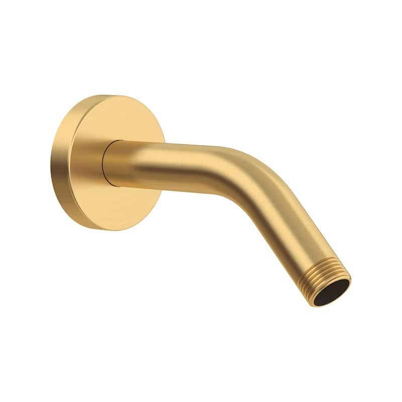 American Standard 5-1/2" Wall Mounted Shower Arm with Flange - Brushed Cool Sunrise