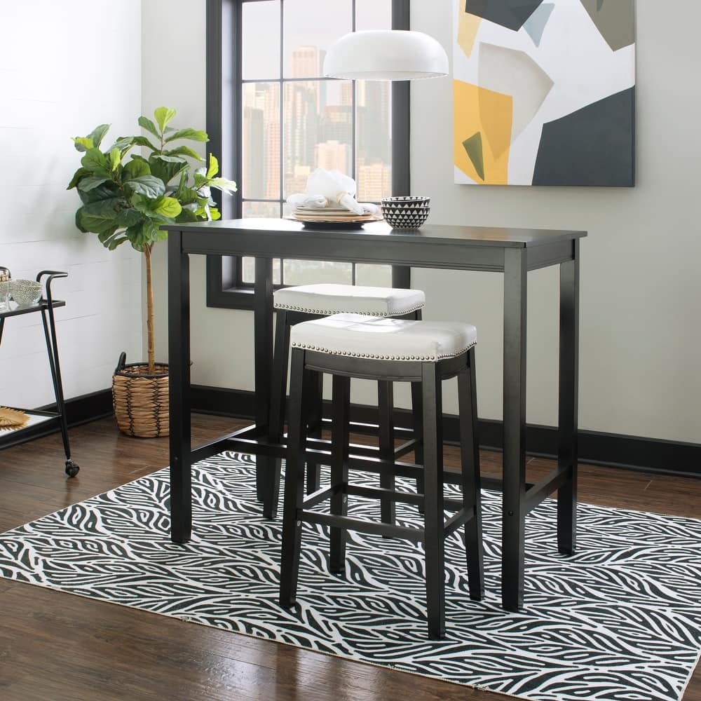 Linon Bridgeport 3-Piece Bar Dining Set