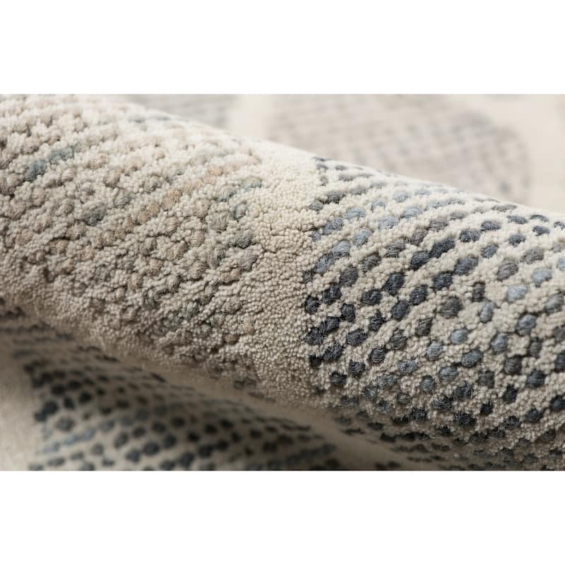 Magi Waverly Modern Diamond Hand-Tufted Wool Area Rug