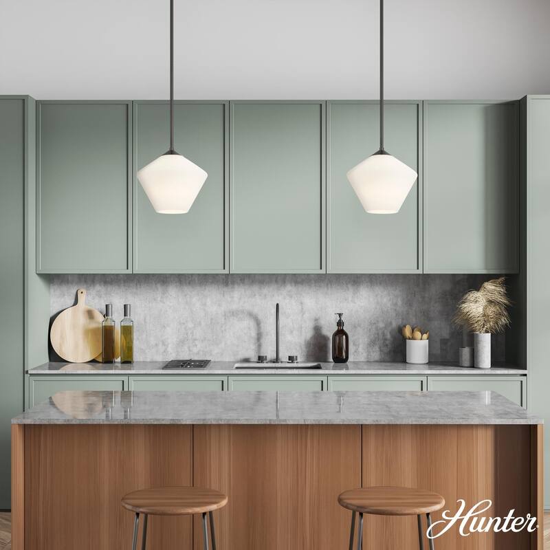 Hunter Celestial Valley 1-Light Pendant - Modern, Contemporary, Coastal - Kitchen, Island, Dining Room, Entry