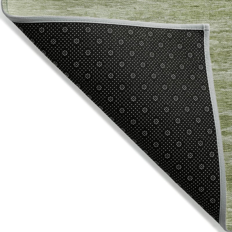 Machine Washable Indoor/ Outdoor Chantille Solid Ombre Rug