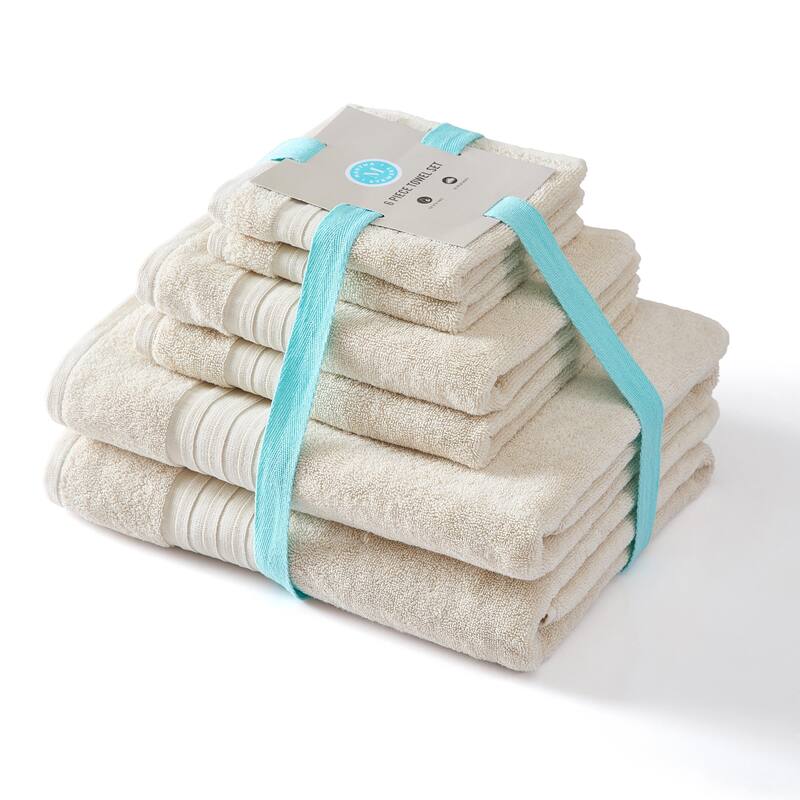 Martha Stewart Skyland Manor Cotton 6 Piece Towel Set - 6 Piece
