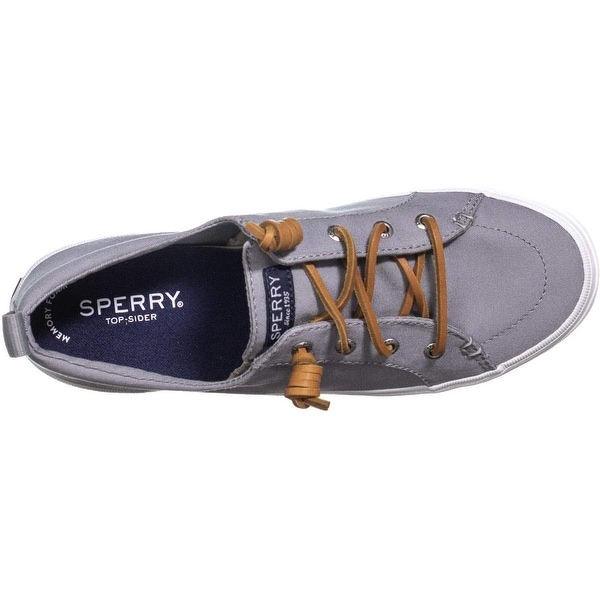 sperry lace up canvas sneakers