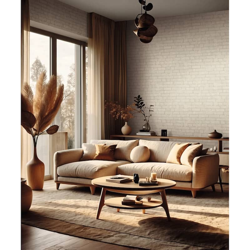 Galerie Wallcoverings Terra Collection Stone Optics Matte Finish Clay Ink on Non-Woven Wallpaper Roll