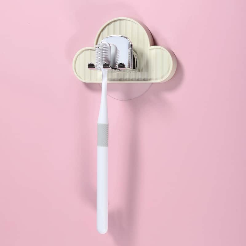 Wall Mounted Toothbrush Holder, Wall Toothbrush Holder for Bathrooms, Hanging Toothbrush Holder, 4.33"x2.56"