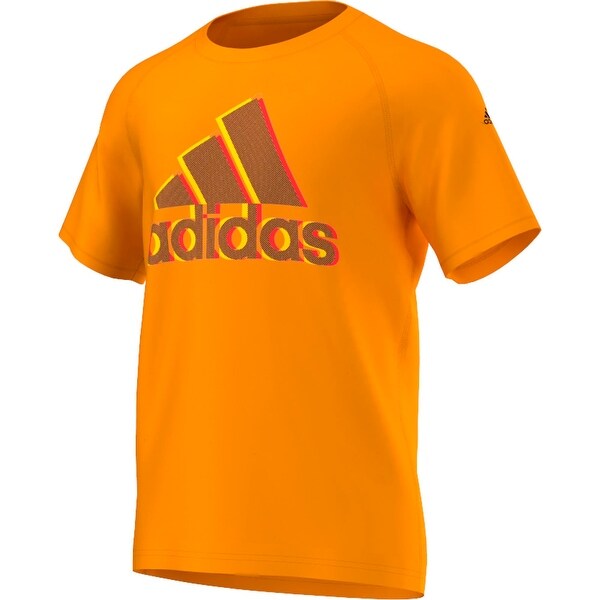 mens orange adidas t shirt