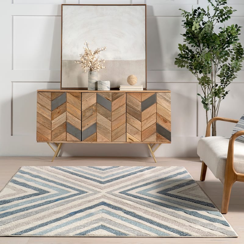 Nuloom Neveah Contemporary Chevron Area Rug