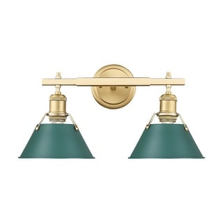 Golden Lighting 3306-BA2 BCB Orwell 2 Light 18" Wide Vanity Light