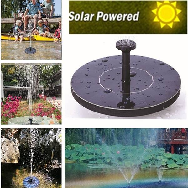 garden decoration with pump water feature for the garden Garden fountain Solar fountain Buddha-Eternity bird bath waterfall