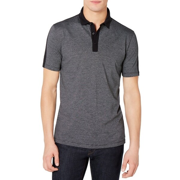 Shop Hugo Boss Mens Shirt Black Size Large L Striped ...