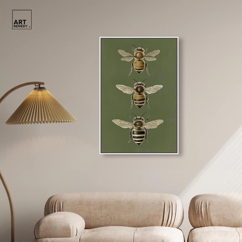 Anatomy of the Bee Canvas by Art Remedy