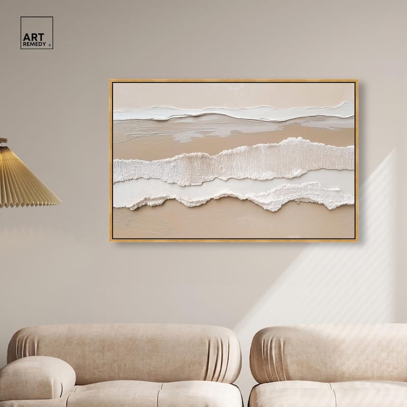 Textured Sea II Canvas by Art Remedy