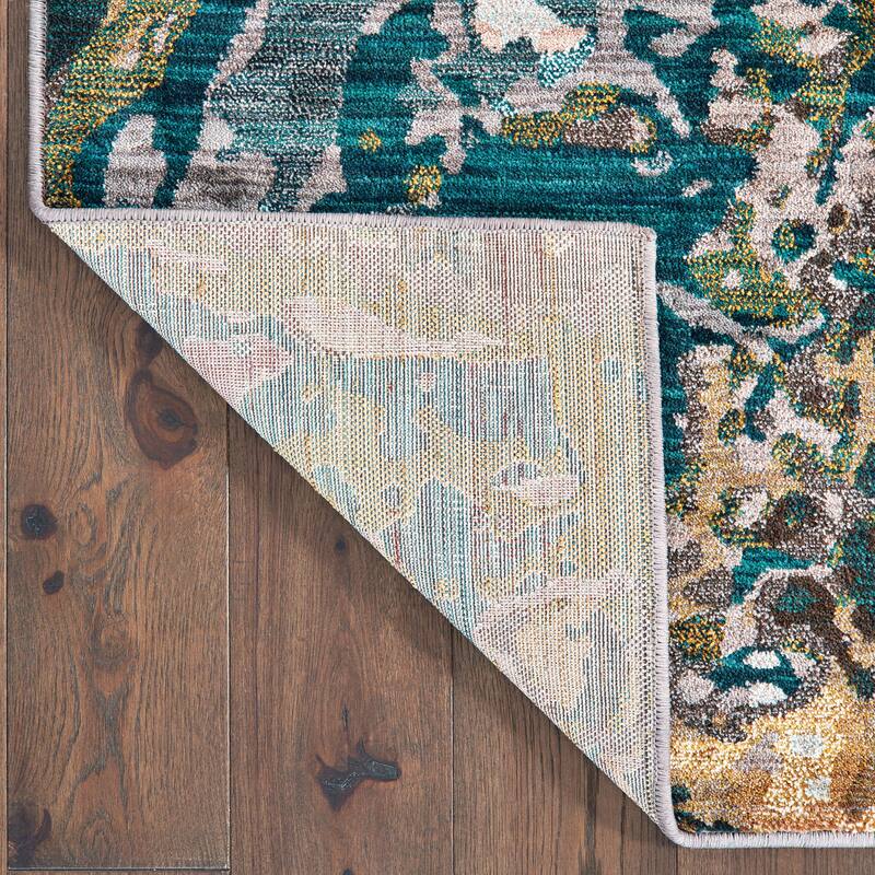 Style Haven Sierra Distressed Abstract Area Rug
