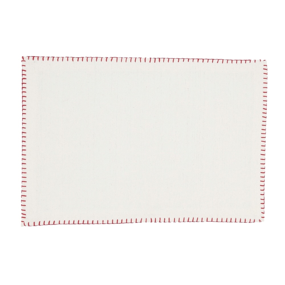 Whip-stitched Cotton Placemat (Set of 4)