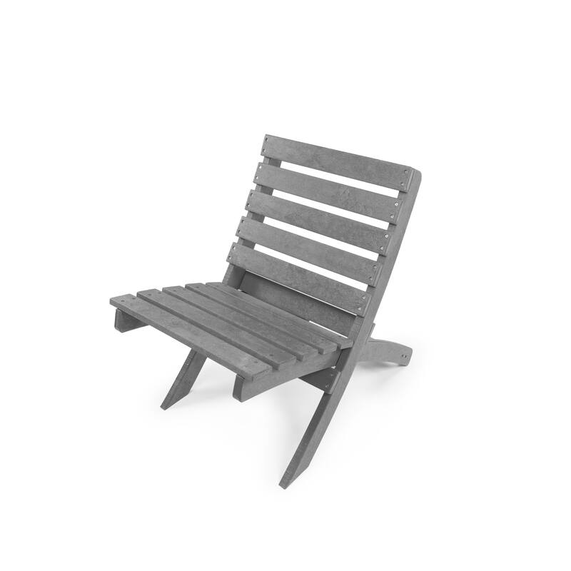 Versailles Quick Assembly All-Weather Outdoor Folding Patio Chair and Table Set - 3-piece