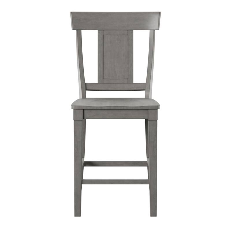 Eleanor Panel Back Wood Counter Chair (Set of 2) by iNSPIRE Q Classic