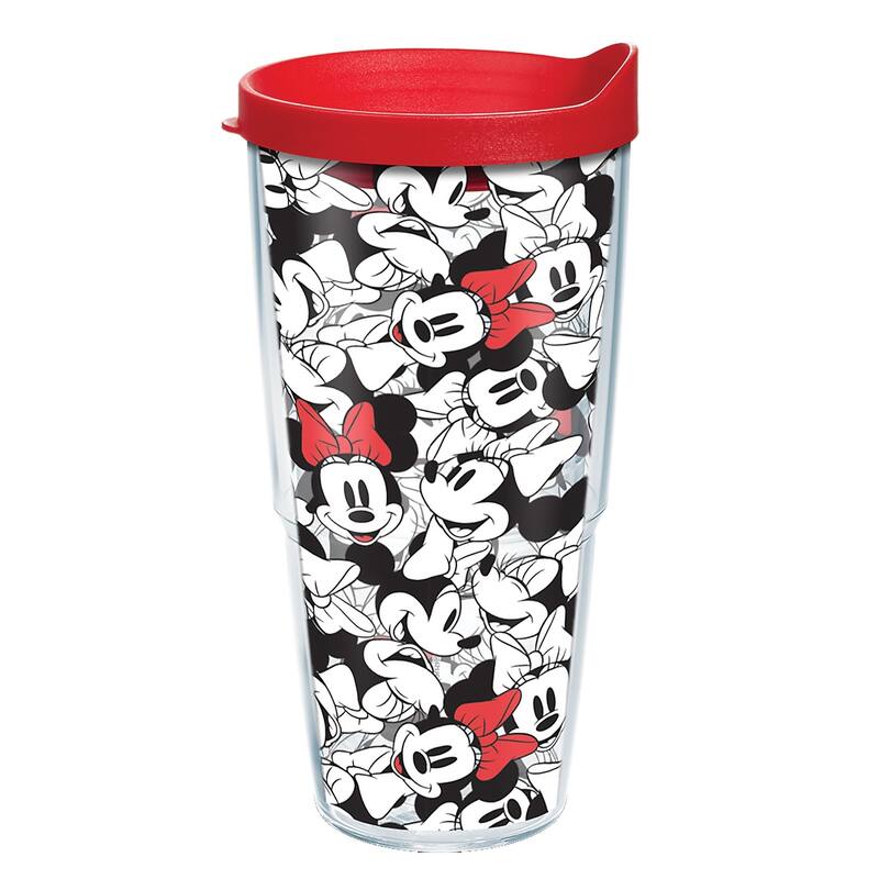 Tervis Disney - Minnie Expressions Made in USA Double Walled Insulated Travel Tumbler, Classic - 24oz
