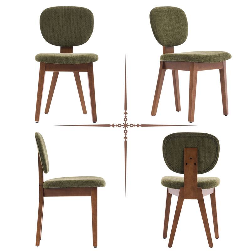 Set of 2/4/6 Mid-Century Modern Upholstered Dining Chairs