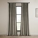 preview thumbnail 122 of 125, Exclusive Fabrics Heritage Plush Velvet Curtain (1 Panel) Gallery Taupe - 50 X 108