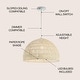 preview thumbnail 11 of 115, Jigu 1-Light Woven Rattan/Iron LED Pendant, by JONATHAN Y