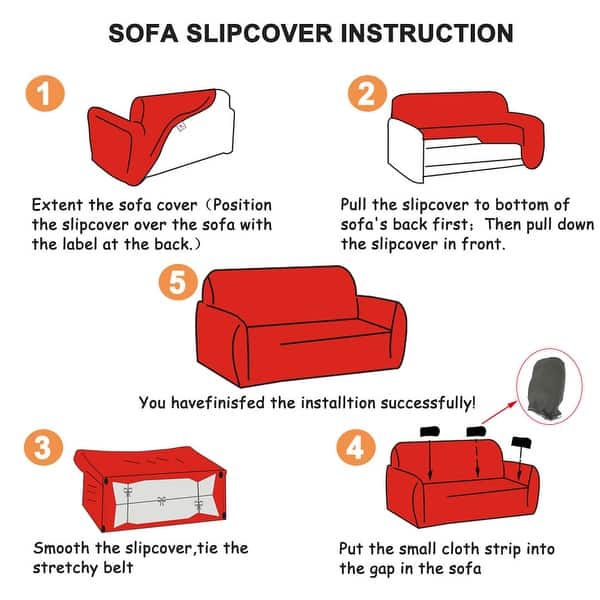 Amazon Com Haomaijia Sofa Cover With Storage Couch Cover For Sofa