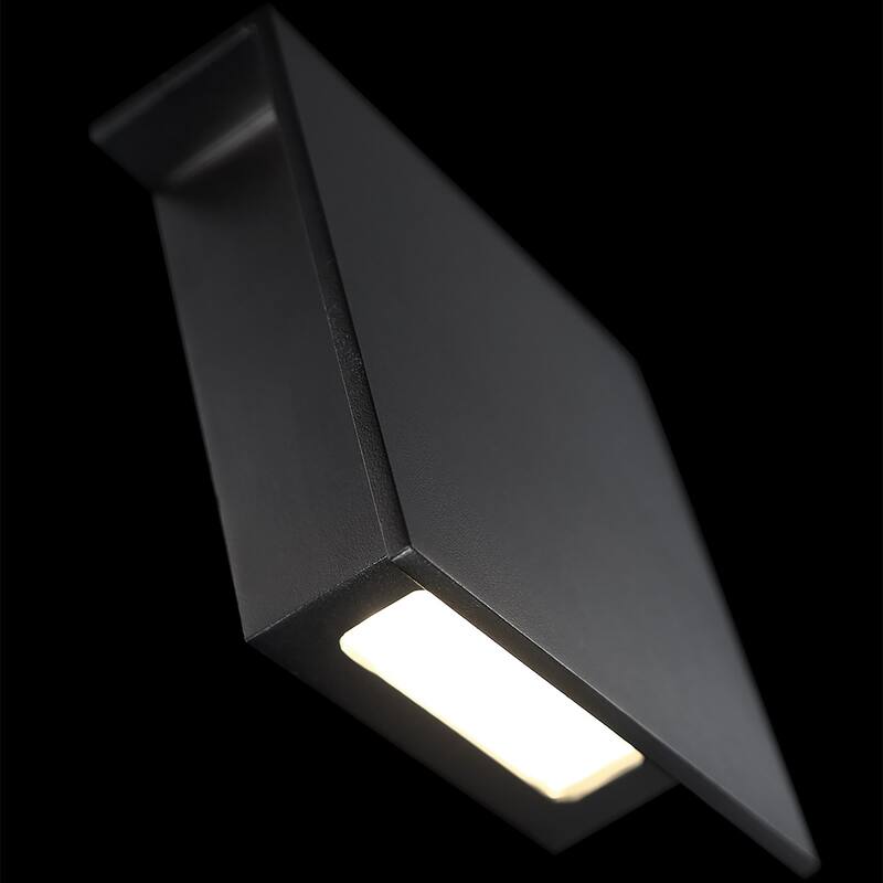 Square 8in LED Indoor or Outdoor Wall Light 3000K