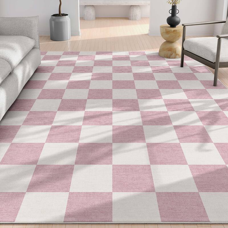 Well Woven Apollo Square Modern Geometric Flat-Weave Area Rug