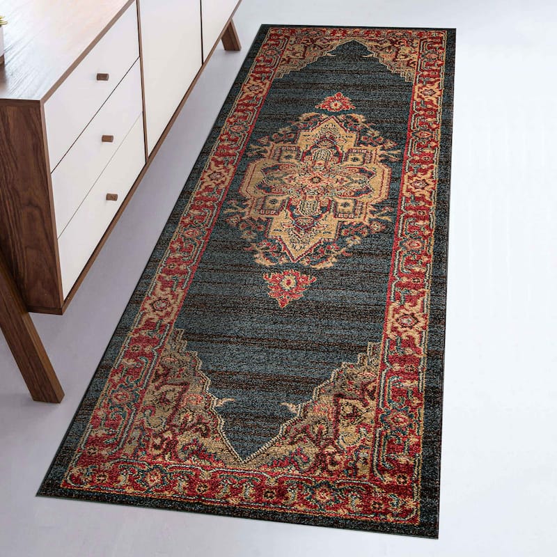 ECARPETGALLERY Machine Woven Lux Traditional Area Rug