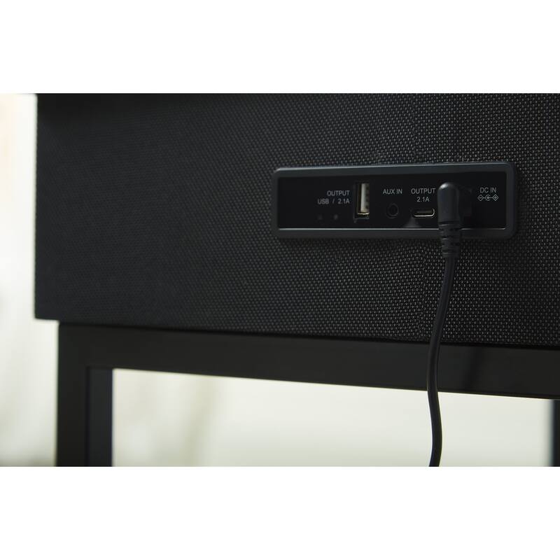 Signature Design by Ashley Gemmet Black Accent Table - 15"W x 25"D x 27"H