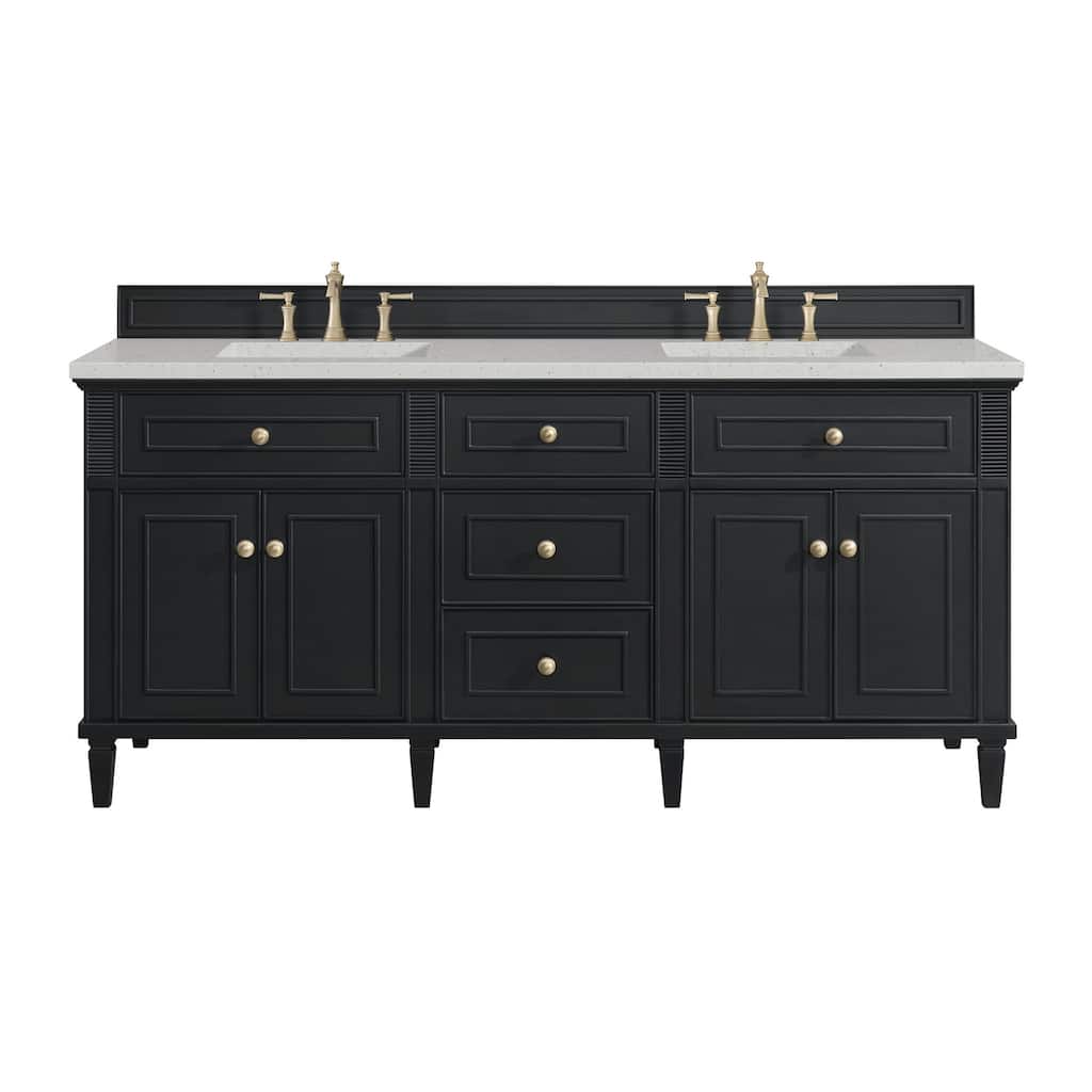 James Martin Vanities 424-V72-3LDL Lorelai 72" Double Basin Wood