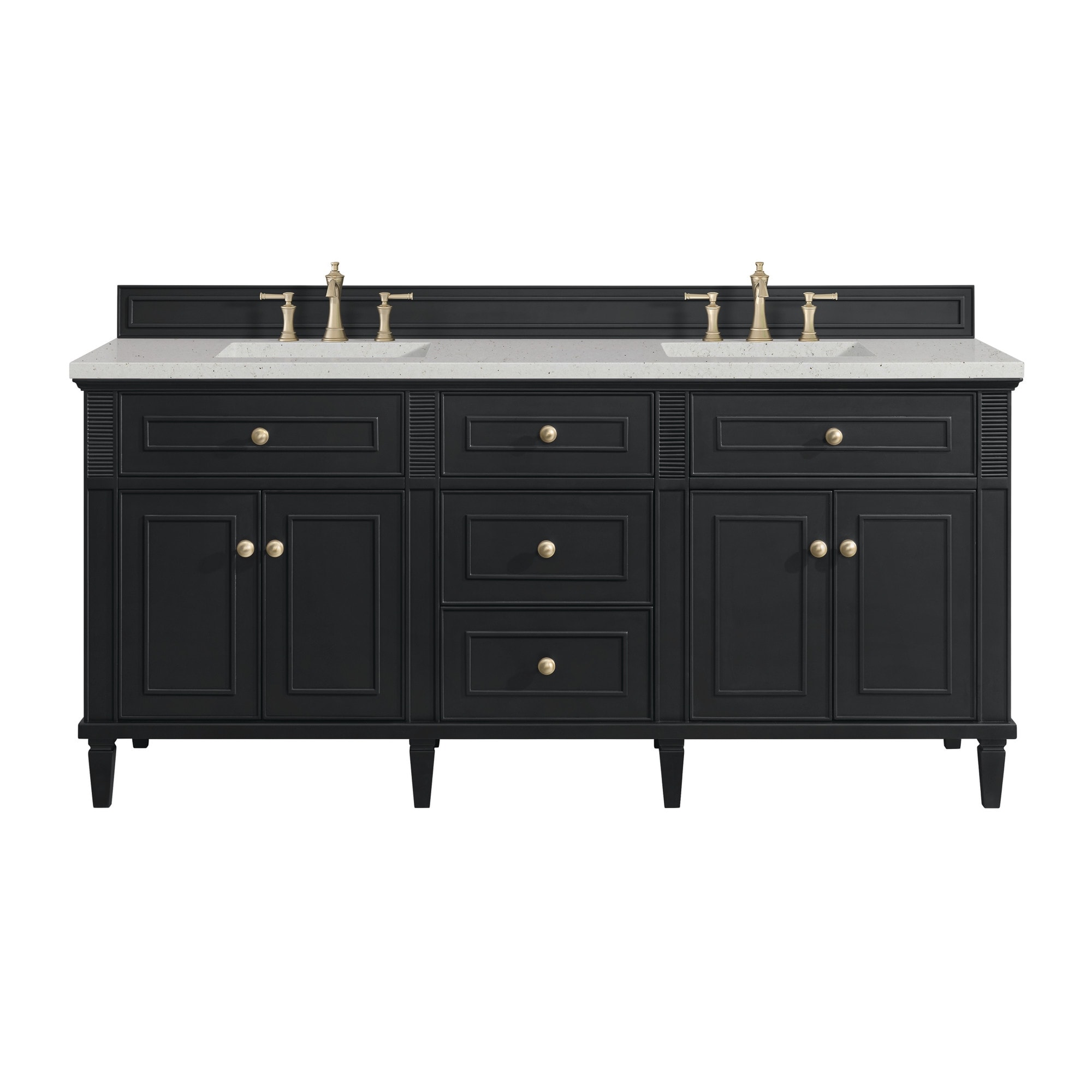 James Martin Vanities 424-V72-3LDL Lorelai 72" Double Basin Wood