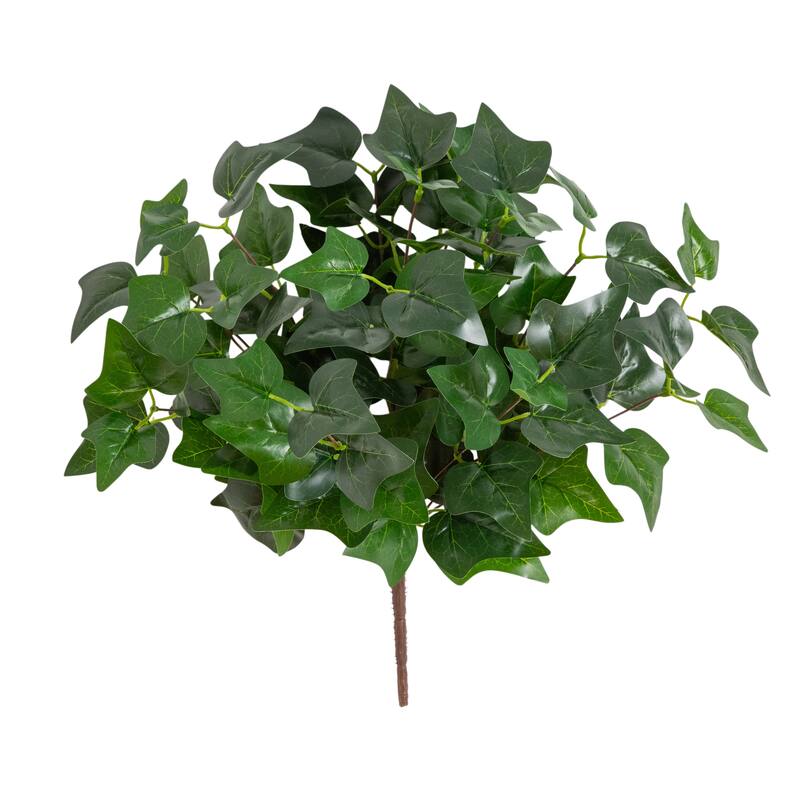 19-in UV Resistant Artificial Puff Ivy Bush - Set of 3
