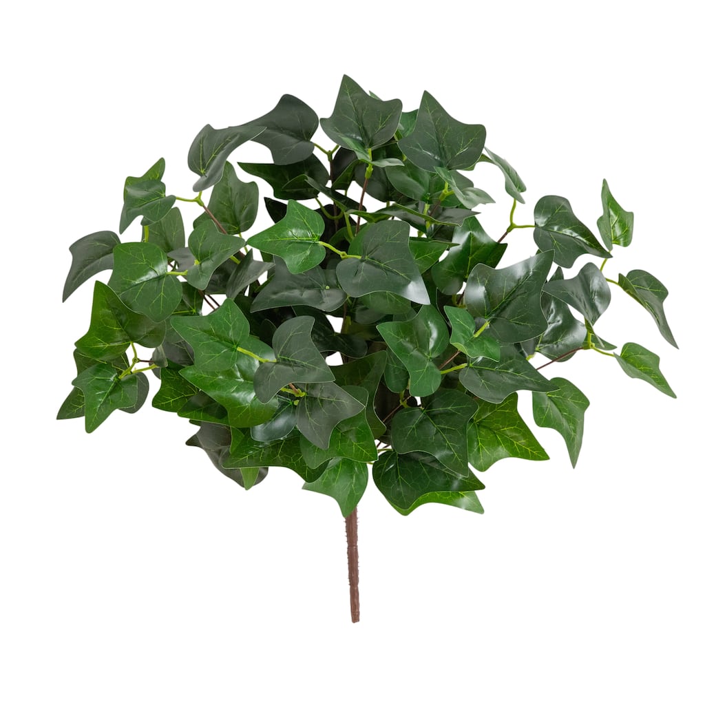19-in UV Resistant Artificial Puff Ivy Bush - Set of 3
