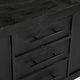 preview thumbnail 5 of 3, Grackle Solid Wood Media Console - Black - 76"w x 16"d x 24"h
