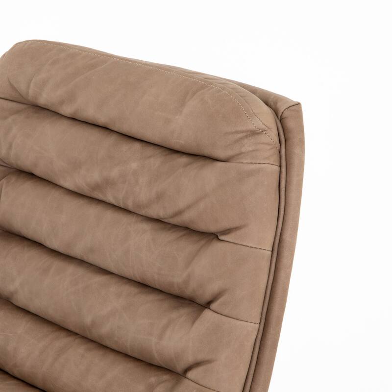 Tyler Desk Chair-Natural Washed Mushroom