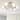 Rennnsan 6-Light Modern Industrial Linear Sputnik Branch Semi-Flush Mount Light Ceiling Light