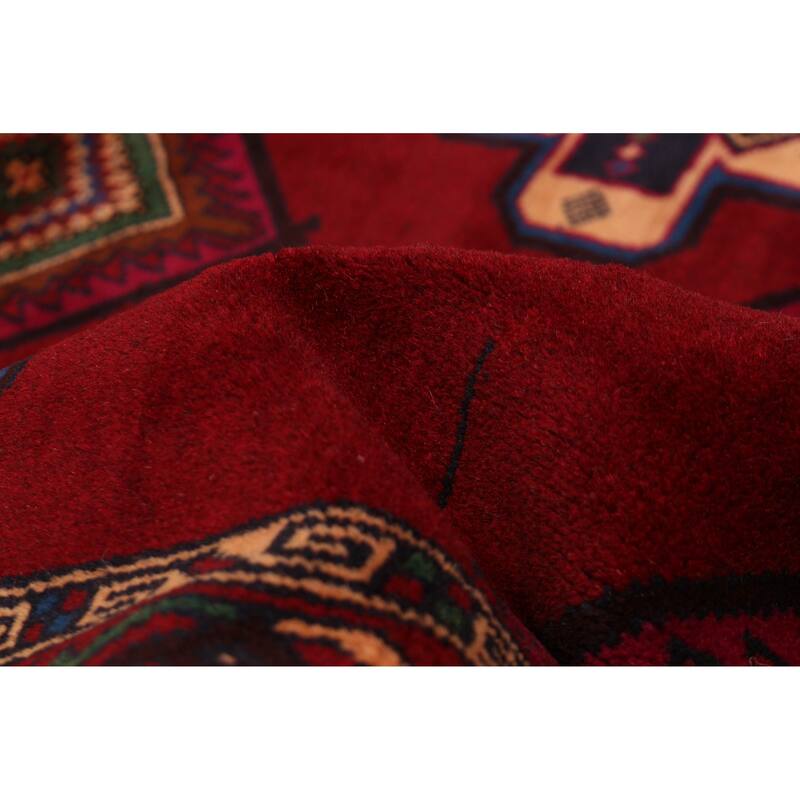 Teimani Red Rug 4'3" x 6'11" - 4'3 x 6'11