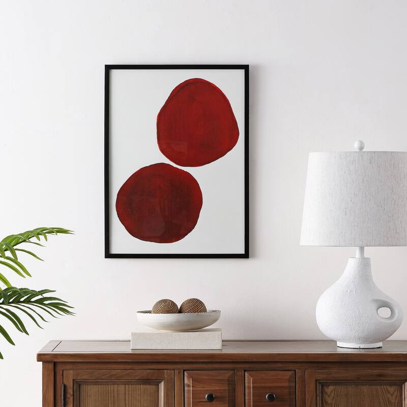 SAFAVIEH Onorata Twin Suns 18 x 24-inch Framed Wall Art