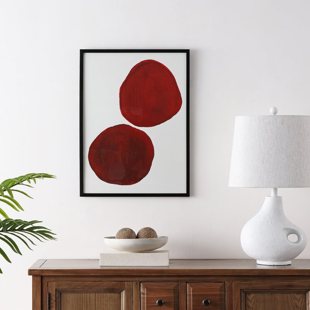 SAFAVIEH Onorata Twin Suns 18 x 24-inch Framed Wall Art