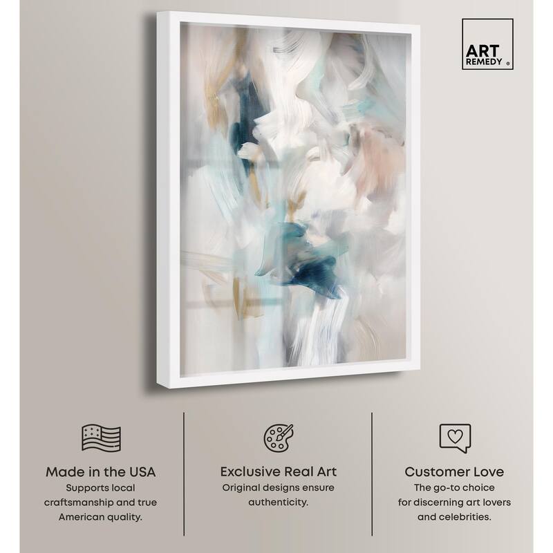 Whispering Colors III Shadowbox by Art Remedy