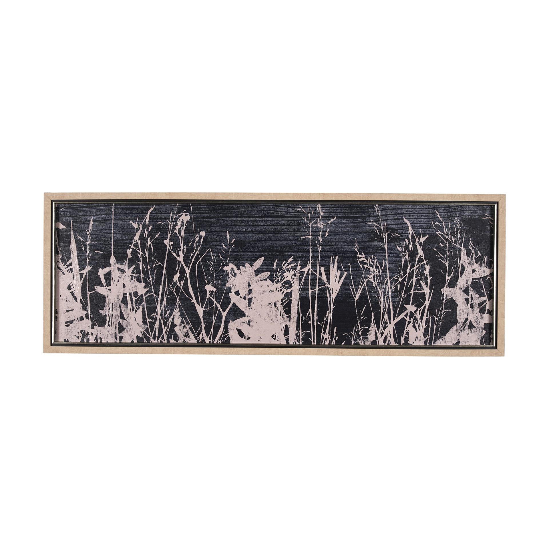 Mercana Meadow Herbes by Mercana Studio a Hand Embellished Textured Framed Art Print