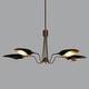 preview thumbnail 25 of 45, Modern Multi-Light Large Black Gold Sputnik Chandelier Metal Pendant Lights for Dining Room